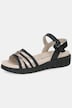 Caprice Leder-Sandalen, Wechselfußbett, Weite H