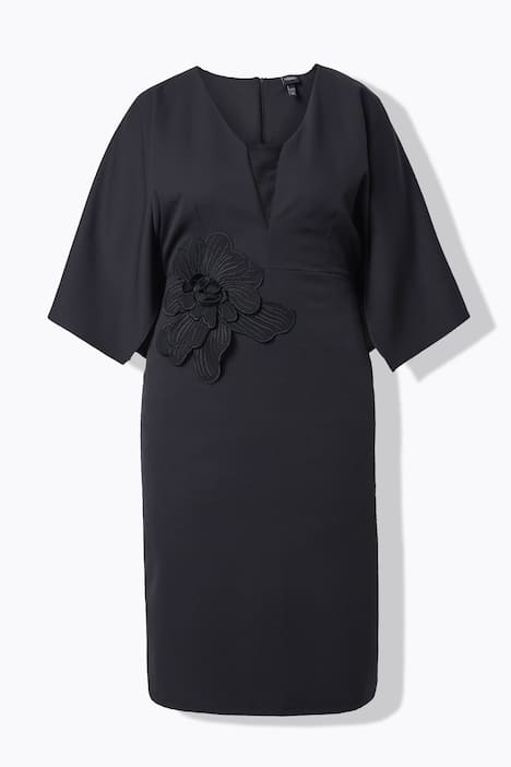 Floral Applique Dress#