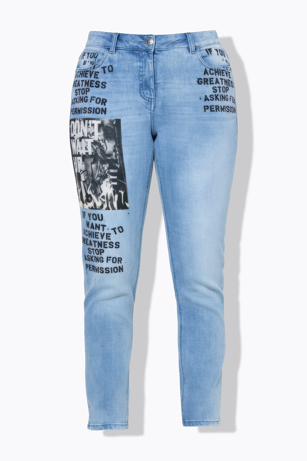 Stora storlekar Jeans Paula, Dam, blå, storlek: 54, Bomull, Angel of Style