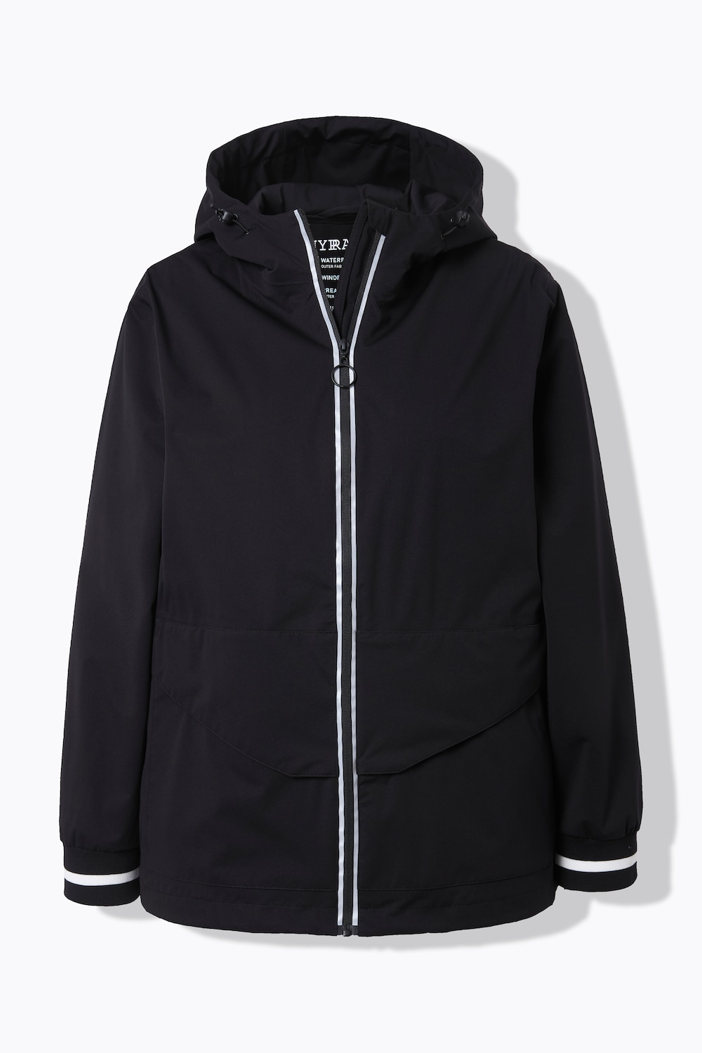 Stora storlekar Funktionsjacka, Dam, svart, storlek: 46/48, Polyester, Ulla Popken