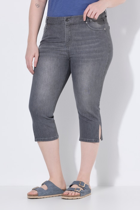 Capri-Jeans Sarah, schmales Bein, Stretchdenim