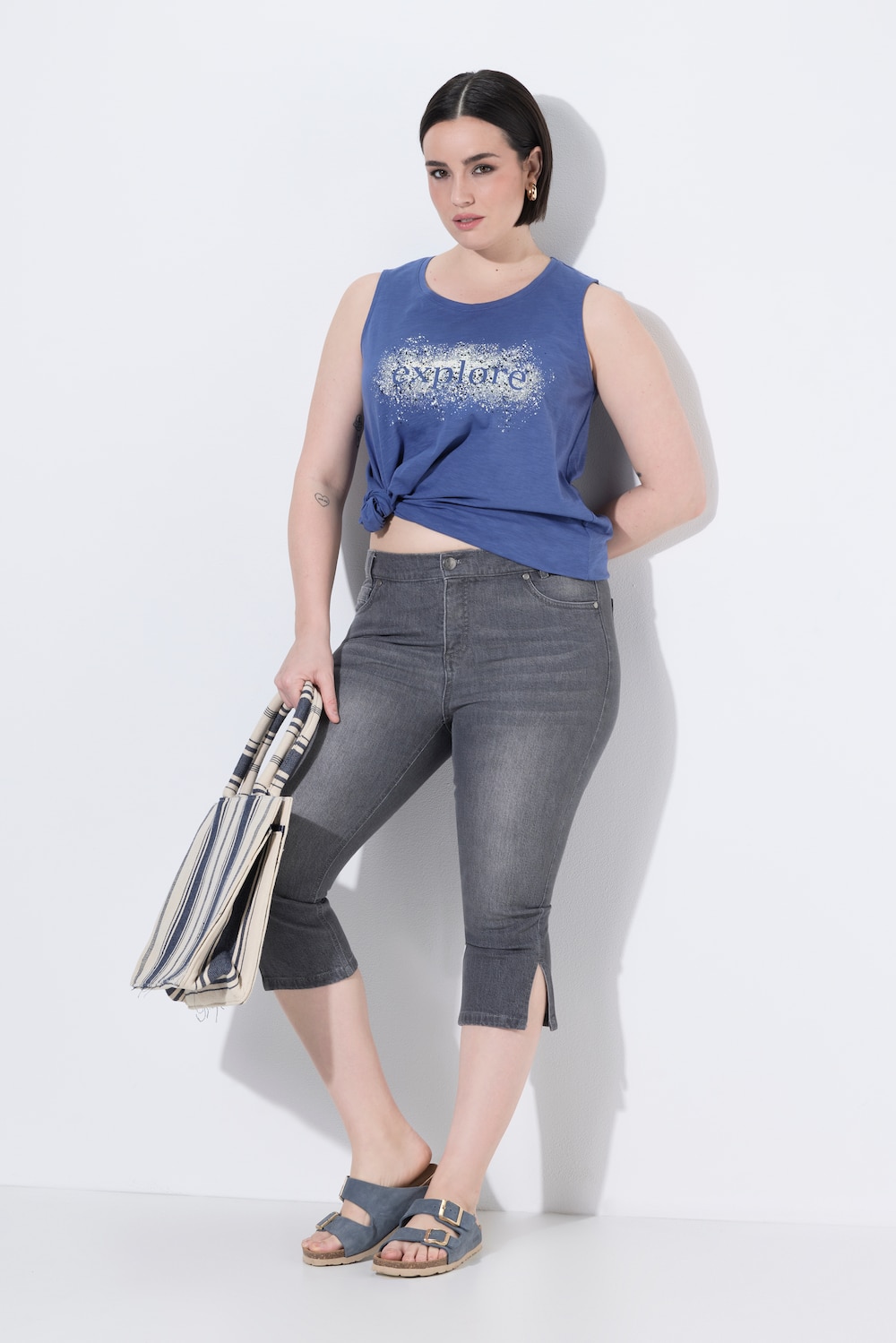 Capri-jeans Sarah, smalle pijpen, stretchdenim