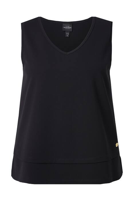 Punto top, A střih, V výstřih, bez rukávů