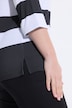 Shirt, Streifen, vorne doppellagig, Rundhals, 3/4Arm