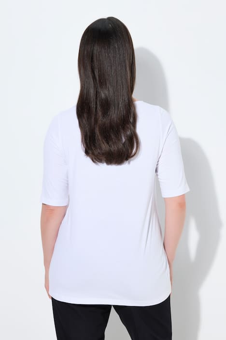 T-paita, paljettikuvio, venepääntie, lyhythihainen