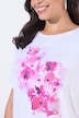 T-shirt, bloemen, A-lijn, ronde hals, halve mouw, Pima Cotton