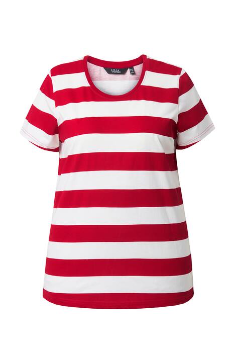 Tričko, pruhy, Classic, kulatý výstřih, krátké rukávy