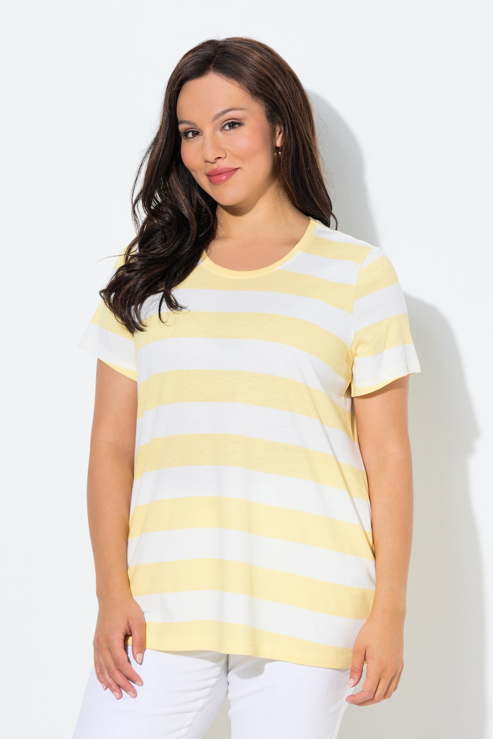 Große Größen Shirt, Damen, beige, Größe: 62/64, Baumwolle, Ulla Popken