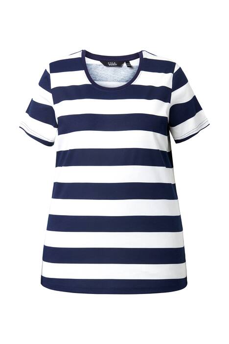 Tričko, pruhy, Classic, kulatý výstřih, krátké rukávy