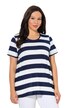 Tričko, pruhy, Classic, kulatý výstřih, krátké rukávy