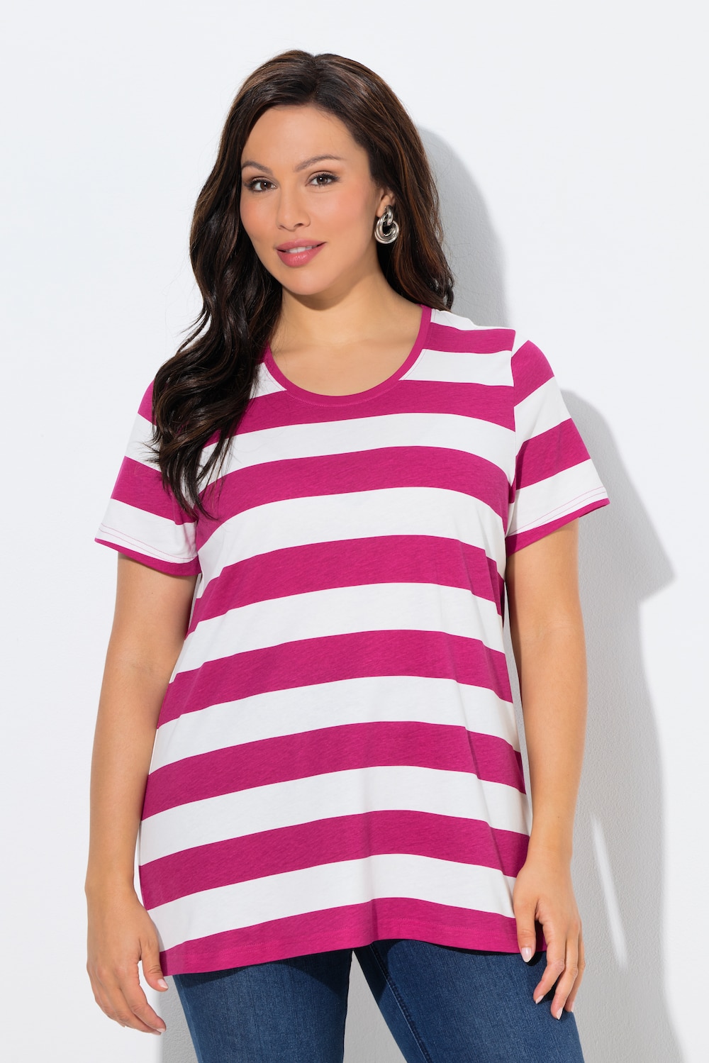 Große Größen Shirt, Damen, rosa, Größe: 58/60, Baumwolle, Ulla Popken