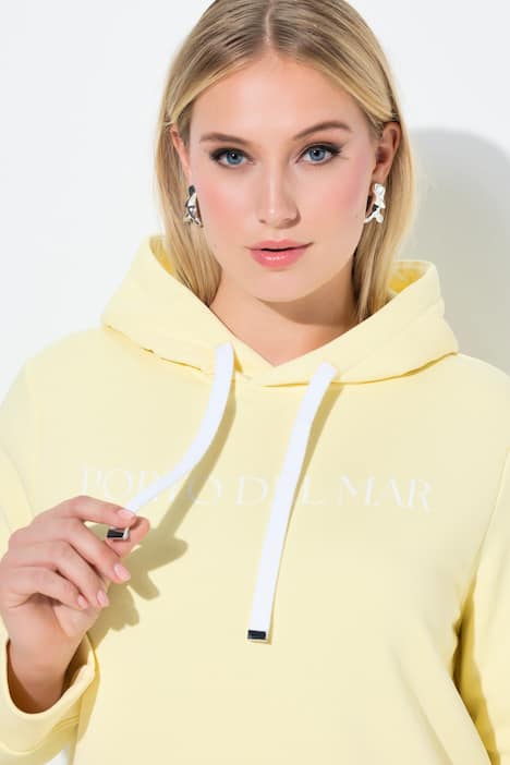 Hoodie, Schriftdruck, Classic, Kapuze, Langarm