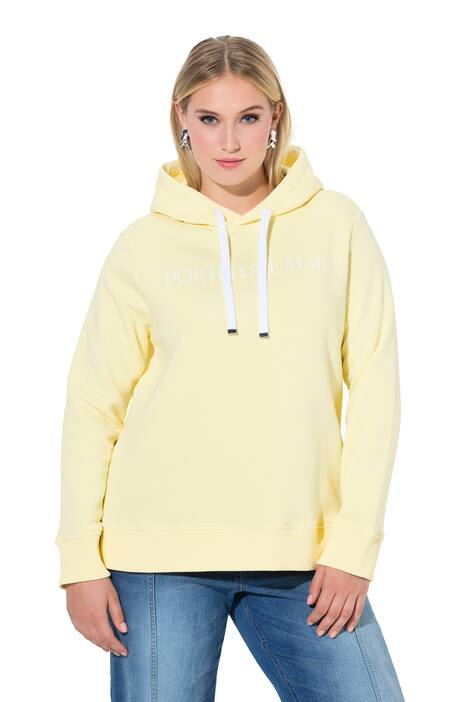 Mikina s kapucí, potisk, Classic střih, kapuce, dlouhé rukávy