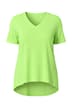 Tričko, A střih, neonová barva, zaoblený lem