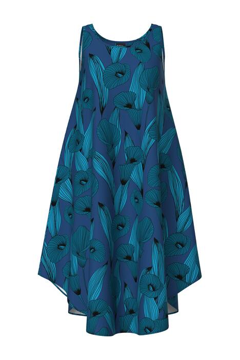 Midi šaty, Callas, A střih, kulatý výstřih, bez rukávů