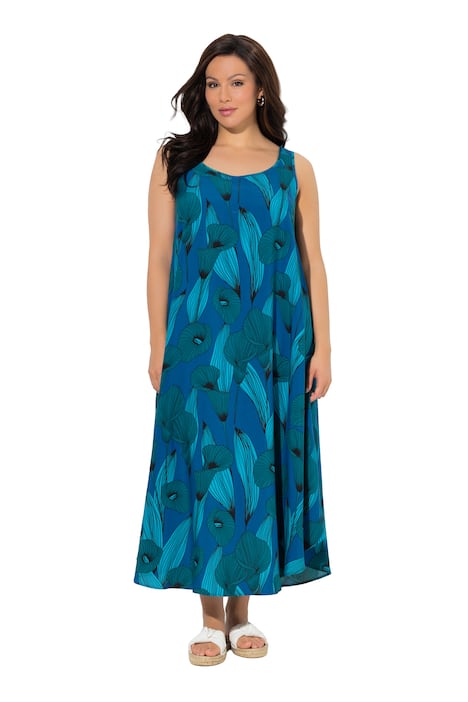 Midi šaty, Callas, A střih, kulatý výstřih, bez rukávů