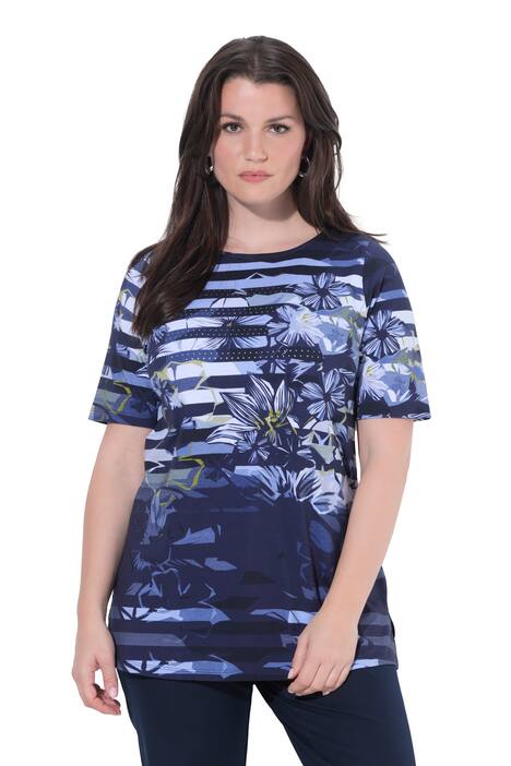 Tričko, lodičkový výstřih, krátký rukáv, bavlna pima