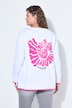 Sweatshirt, ronde hals, rugprint