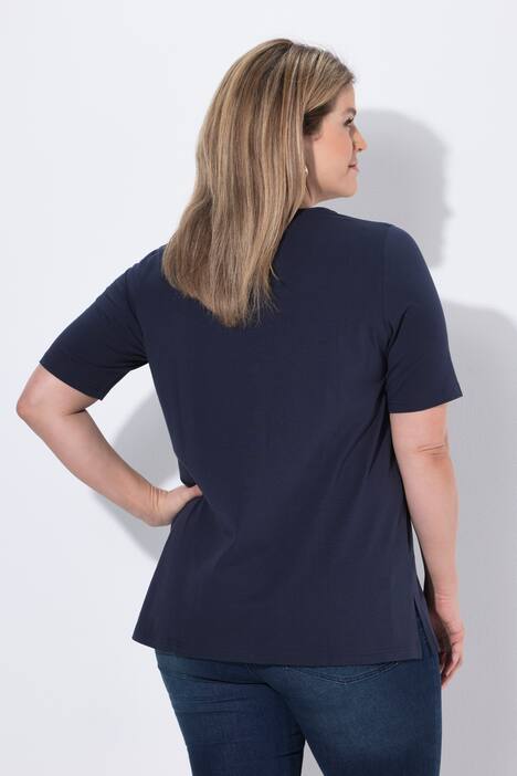 T-shirt, meeuw, classic, carréhals, korte mouwen