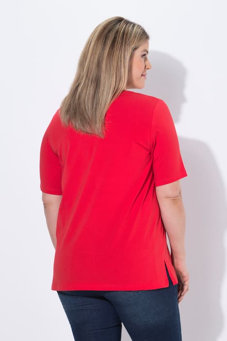 T-shirt, meeuw, classic, carréhals, korte mouwen