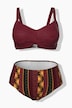 Bikini, Boho-Muster, Softcups, Träger verstellbar, recycelt