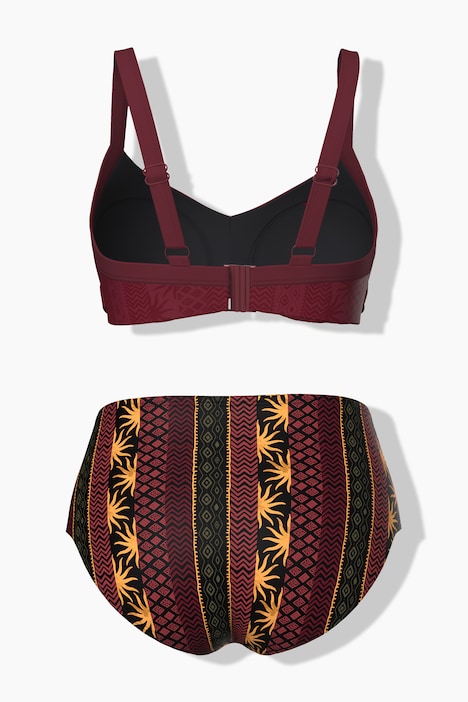 Bikini, Boho-Muster, Softcups, Träger verstellbar, recycelt