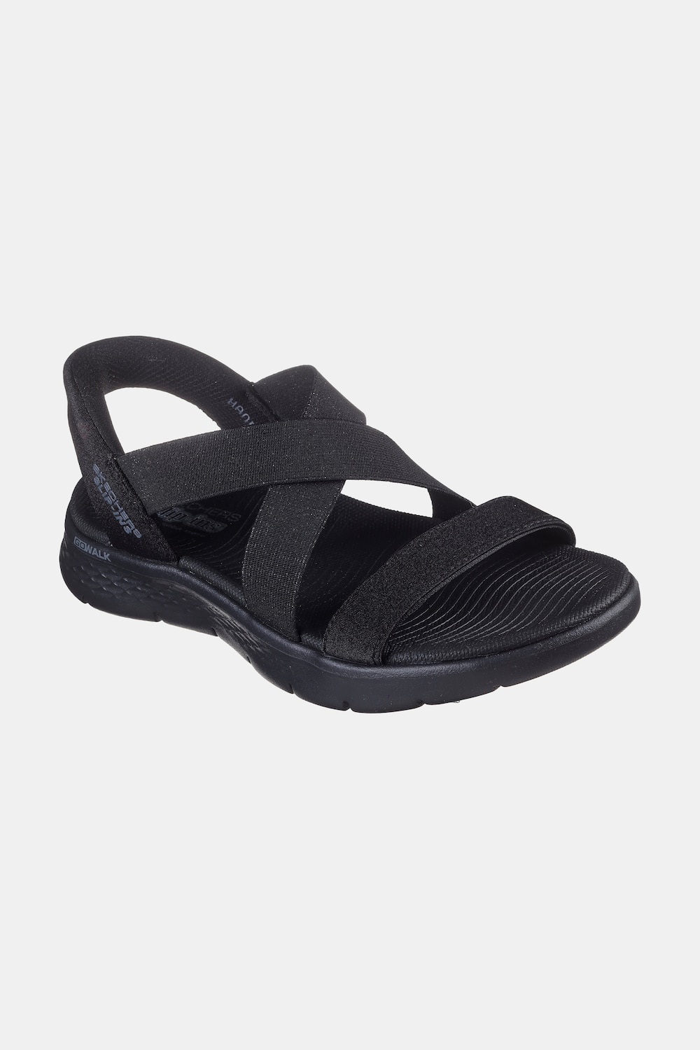 Skechers Slip-In-Sandalen, Memoy Foam, Komfortweite