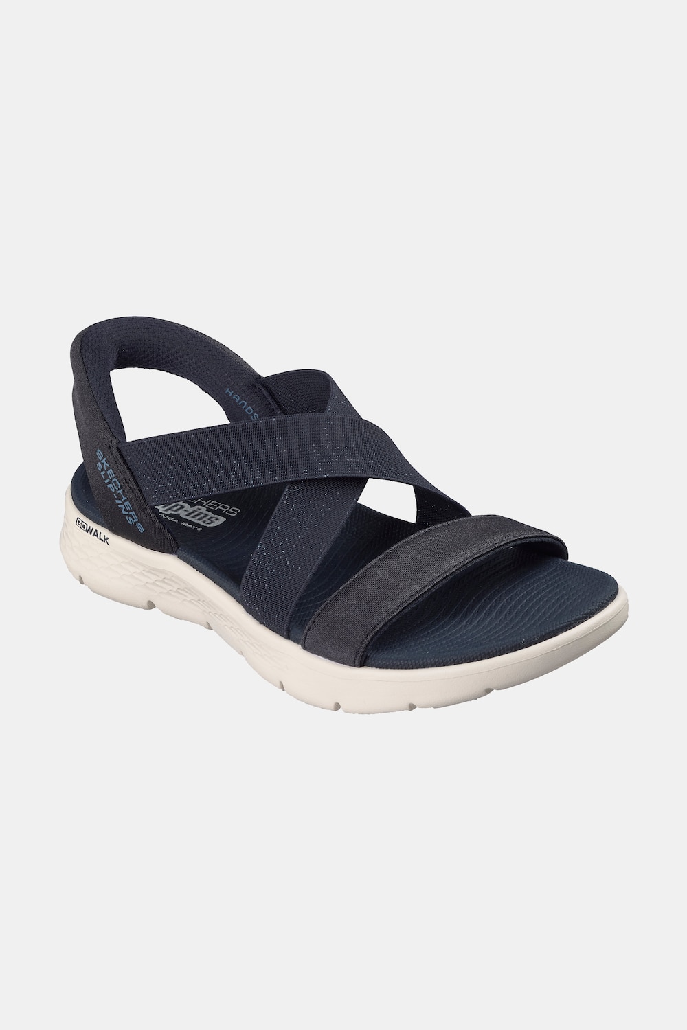 Skechers Slip-In-Sandalen, Memoy Foam, Komfortweite
