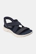 Skechers Slip-In-Sandalen, Memoy Foam, Komfortweite