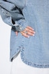 Jeansjacke, oversized, Zierperlen, Glitzersteinchen