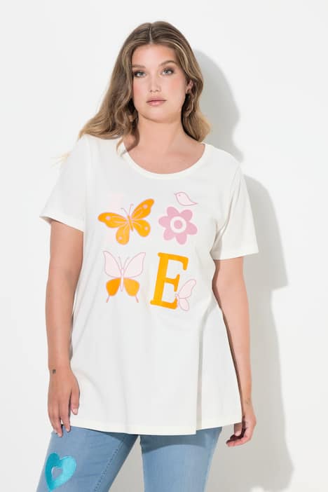 T-shirt, A-lijn, LOVE-motief