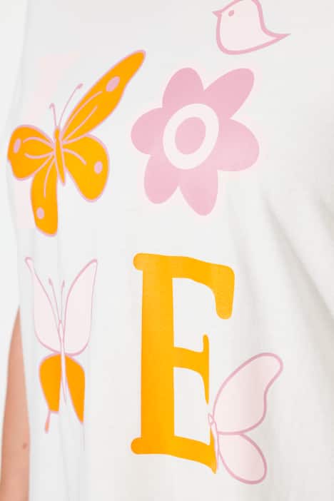 T-shirt, A-lijn, LOVE-motief