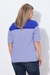 Maglia con righe alla marinara, scollo a barca e mezze maniche