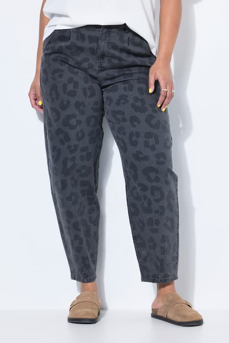 Ballon-Jeans, Wide Shape, High Waist, Leo