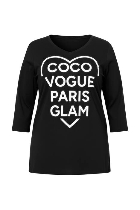 Tričko, A střih, Coco srdce, 3/4 rukávy