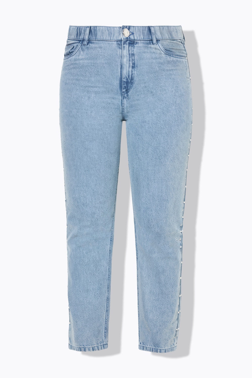 Stora storlekar Mom-jeans, Dam, blå, storlek: 48, Bomull, Studio Untold