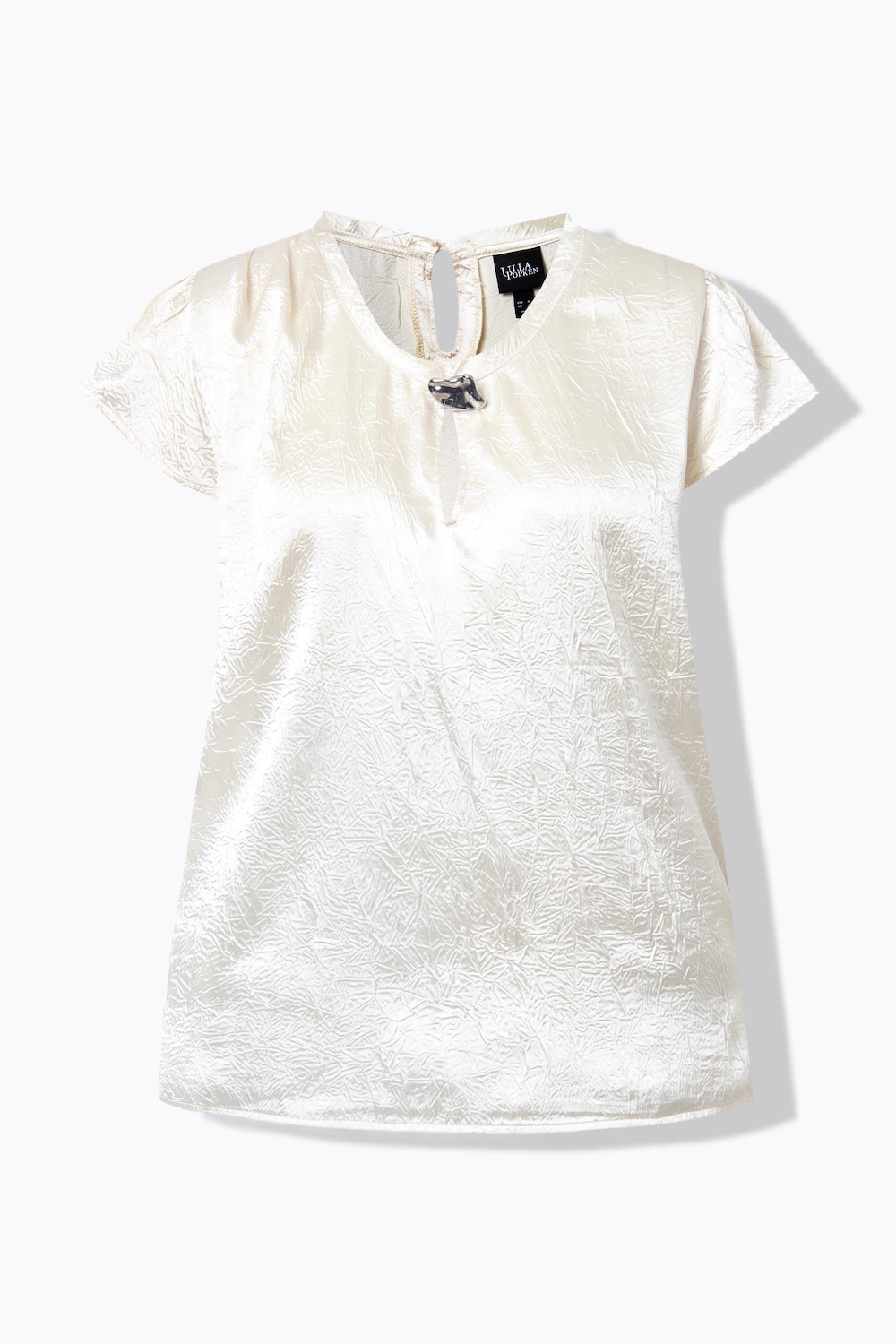 Stora storlekar Blustopp, Dam, gul, storlek: 52, Polyester, Ulla Popken