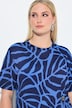 Monstera Print Ring Detail Stretch Fit Dress