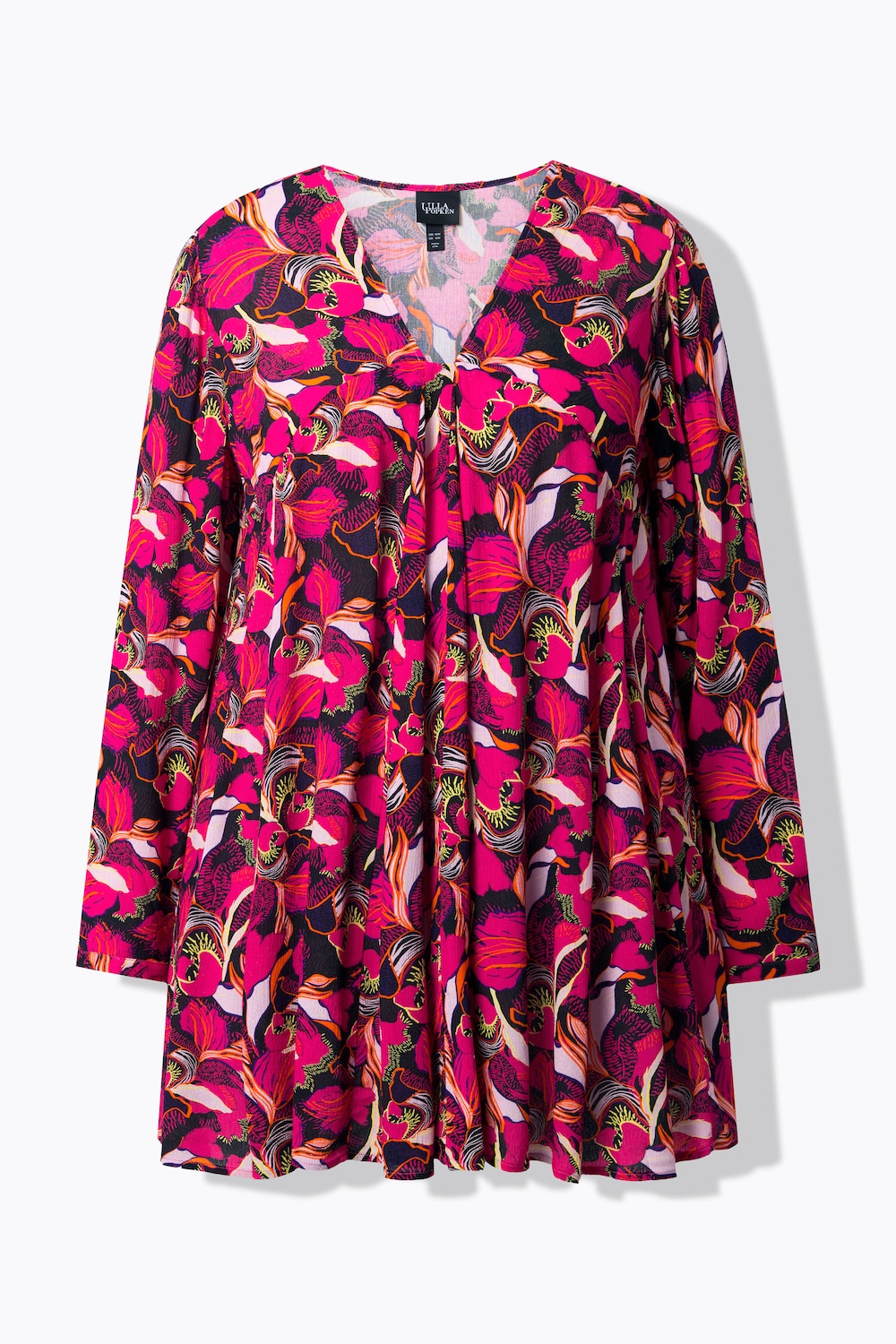 Stora storlekar Blus, Dam, rosa, storlek: 62/64, Viskos, Ulla Popken