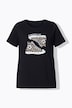 T-shirt manches courtes et motif chaussures de sport, coupe Comfort Fit