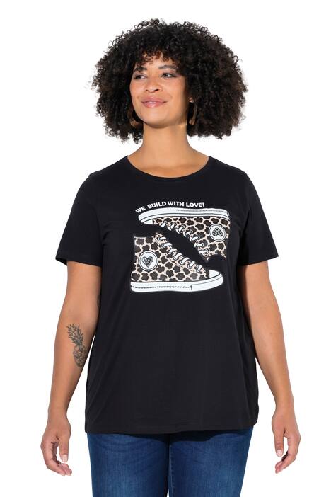 Tričko, Comfort střih, motiv tenisek, krátké rukávy