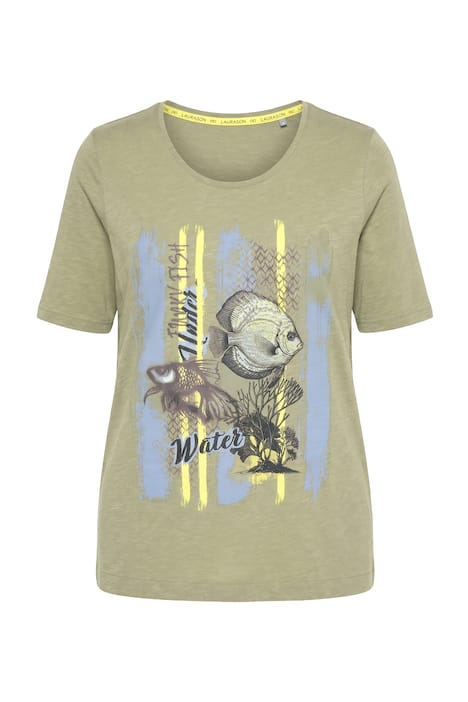 Tričko, kulatý výstřih, 1/2 rukáv, potisk, OEKO-TEX MIG