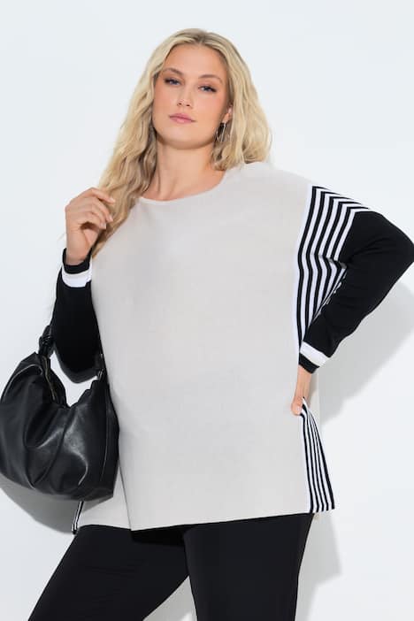 Neulepusero, raidallinen, venepääntie, pitkät hihat