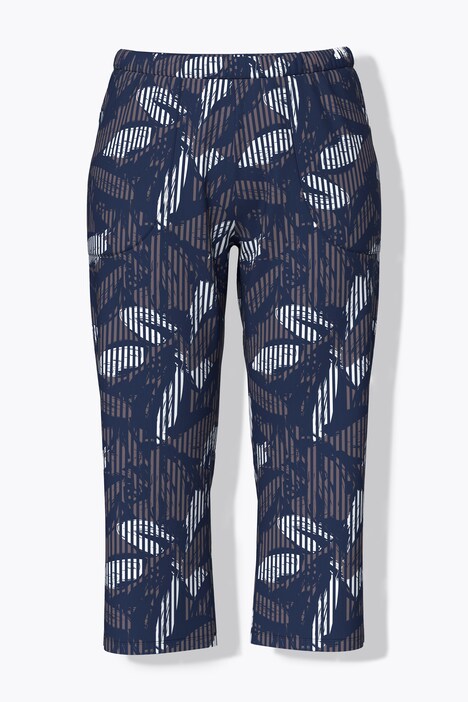 Pyjama, Rundhals, Halbarm, 3/4-Hose, Taschen