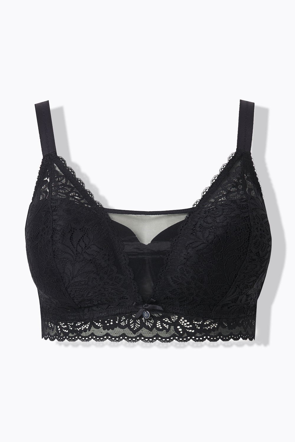 Stora storlekar TruYou Bralette, Dam, svart, storlek: 105D, Syntetfibrer/Elastan, Ulla Popken