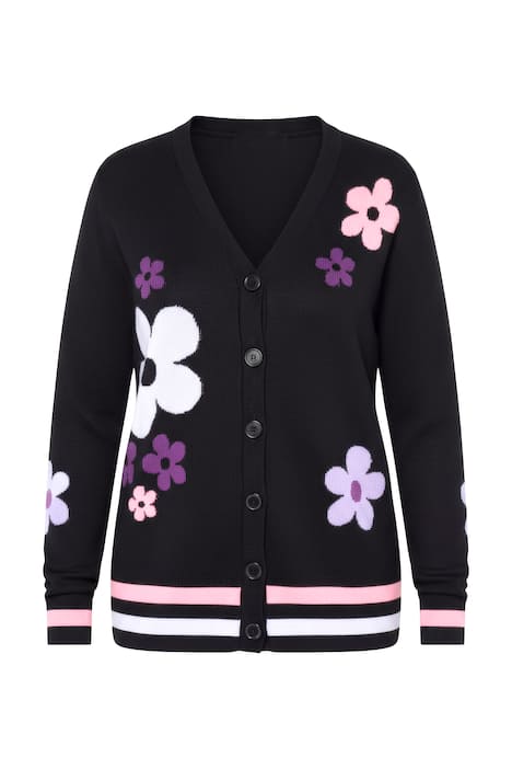 Rozepínací svetr, pohodlný střih