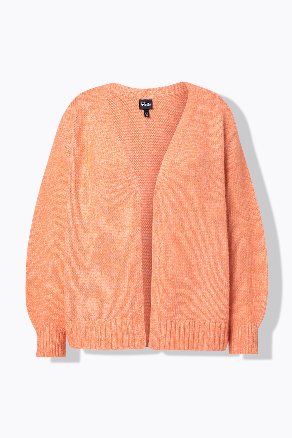 Stora storlekar Stickad kofta, Dam, orange, storlek: 54/56, Ulla Popken