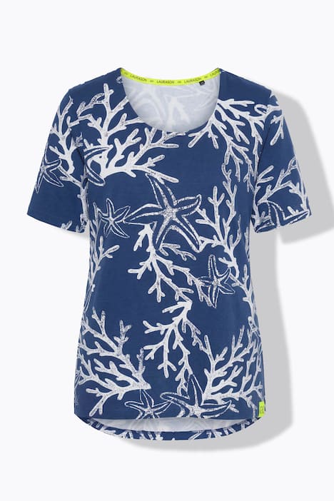 T-shirt, 1/2 Arm , Alloverprint, OEKO-TEX