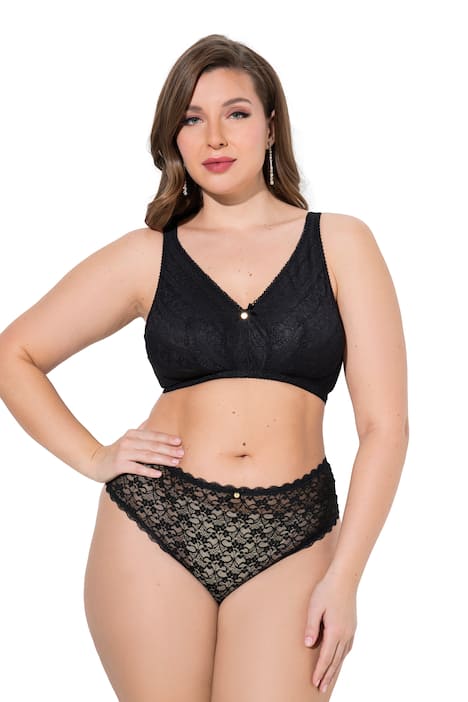 Braletka TruYou, bez kostic, krajková, síťovaná podšívka, košíčky B–F