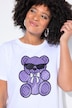 T-shirt, Teddy-motief, korte mouw